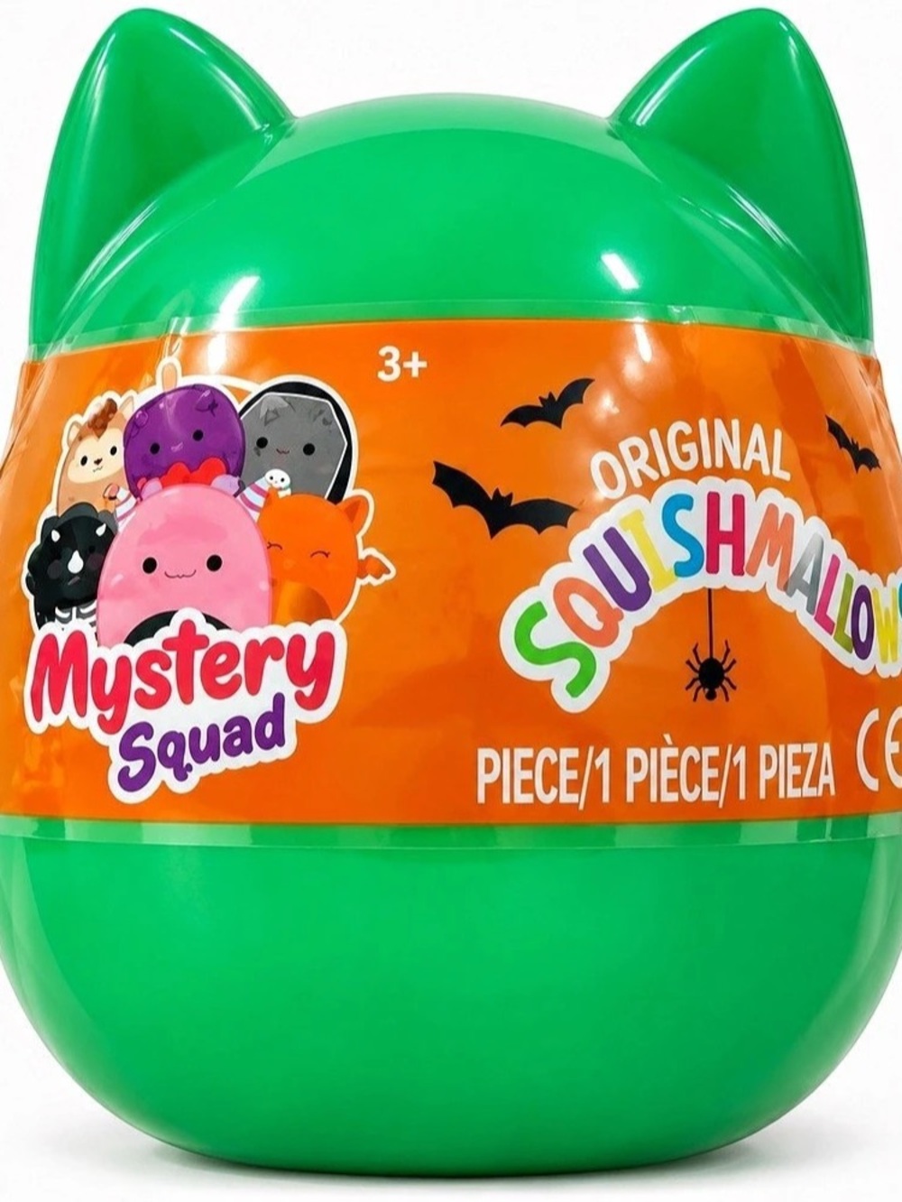 Original Squishmallows Mystery Squad Green Squishmallow - Halloween Edition